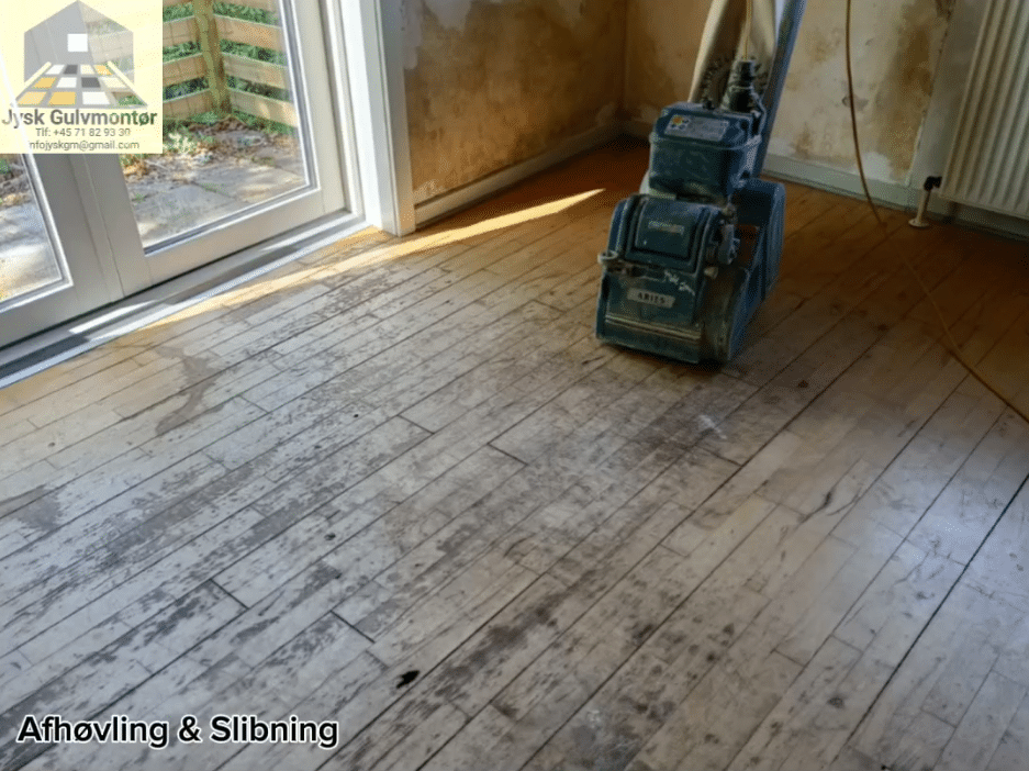 Afhøvling og slibning