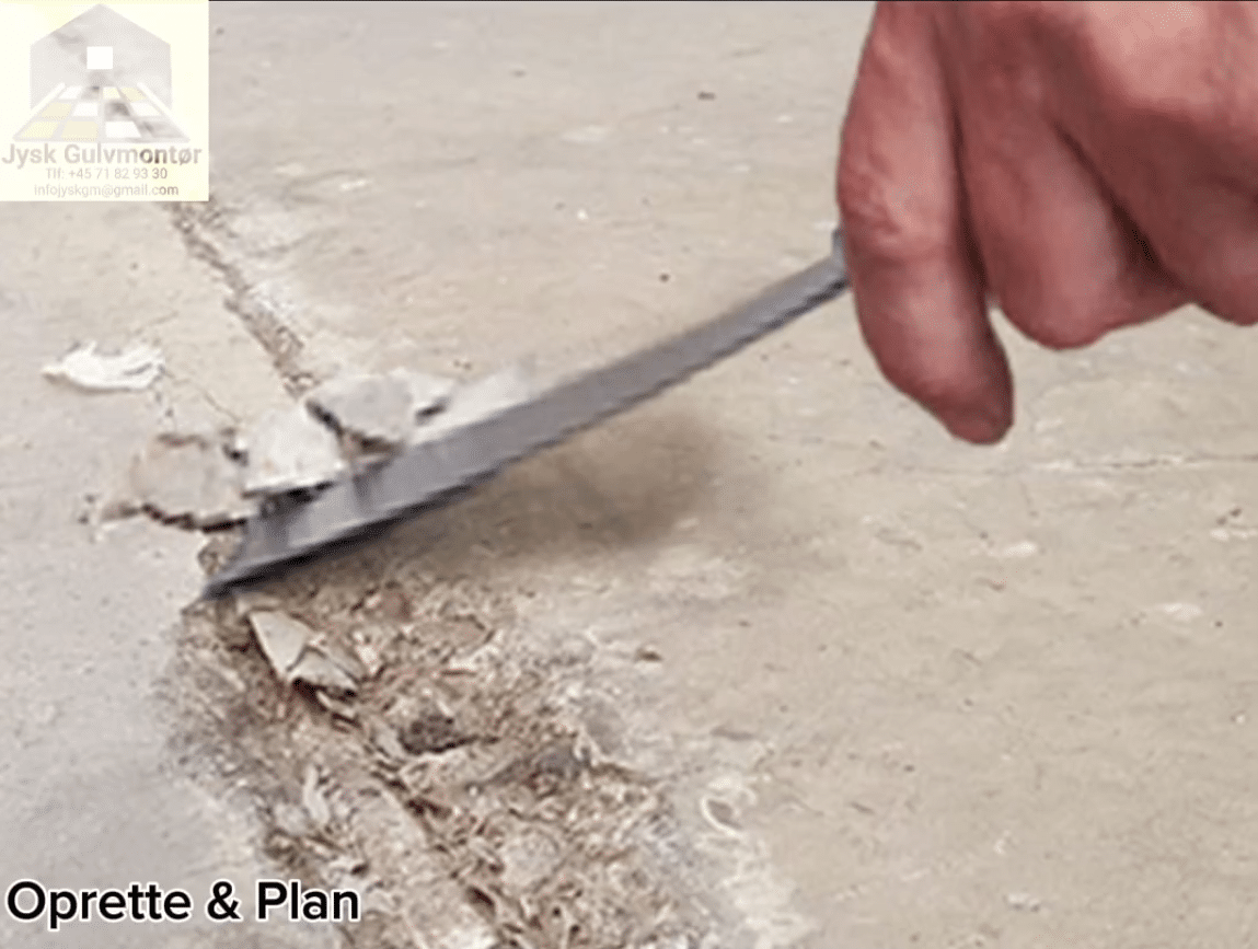 Opretning og planing